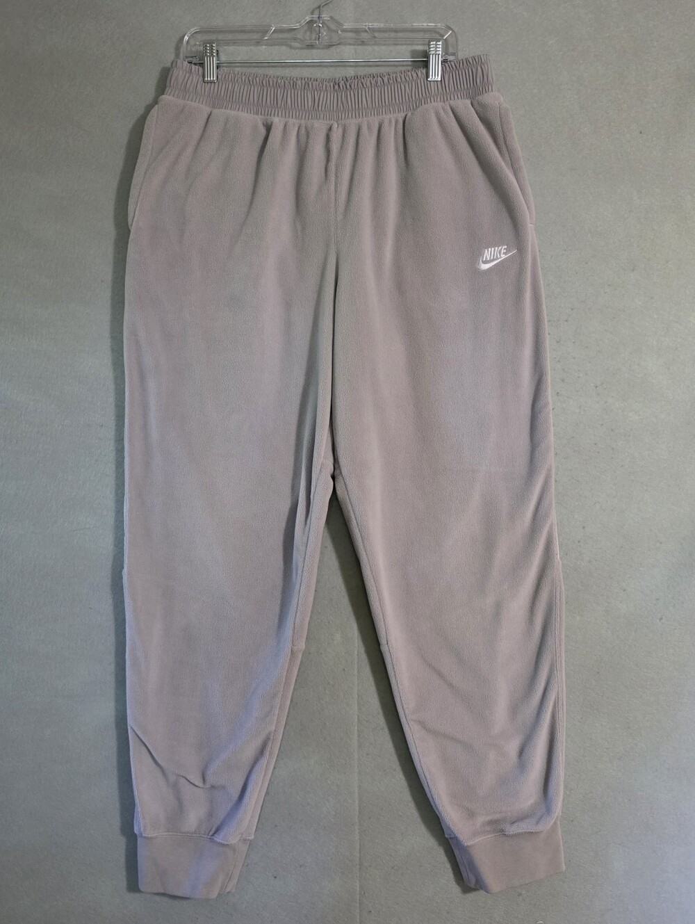 Nike Mens Gray Polar Fleece Sweatpants Joggers BV3601 Size Large